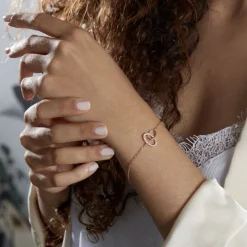 Bracelet Kimberlie Plaqué Or Jaune Oxyde De Zirconium-Histoire d'Or