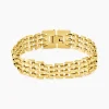 Histoire d'Or Bracelet Lady Code Acier Jaune