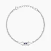 Histoire d'Or Bracelet Laurine Argent Blanc Oxyde De Zirconium