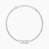 Histoire d'Or Bracelet Laurine Argent Blanc Oxyde De Zirconium