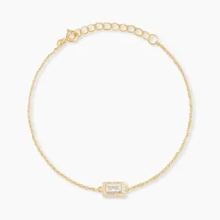 Bracelet Laurine Argent Jaune Oxyde De Zirconium-Histoire d'Or Outlet