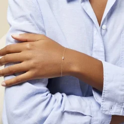 Bracelet Lawry Or Jaune Oxyde De Zirconium-Histoire d'Or New