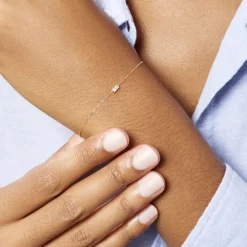 Bracelet Lawry Or Jaune Oxyde De Zirconium-Histoire d'Or New