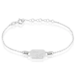 Bracelet Lenus Argent Oxydes De Zirconium-Histoire d'Or Online