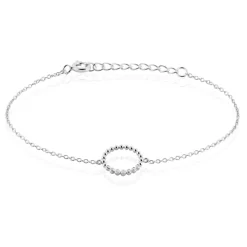 Bracelet Lidig Argent Oxyde De Zirconium-Histoire d'Or New