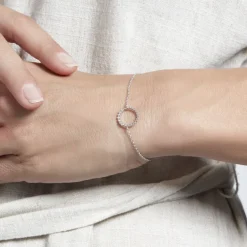 Bracelet Lidig Argent Oxyde De Zirconium-Histoire d'Or New