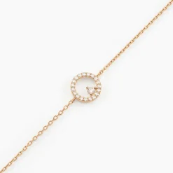 Bracelet Lila Plaqué Or Jaune Oxyde De Zirconium-Histoire d'Or Discount