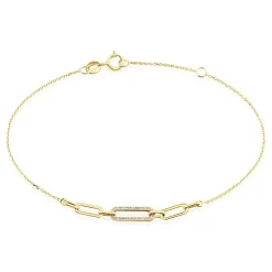 Bracelet Link Or Jaune-Histoire d'Or Discount