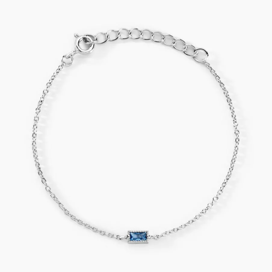 Histoire d'Or Bracelet Lipa Argent Blanc Oxyde De Zirconium