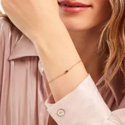 Histoire d'Or Bracelet Lipa Argent Rose Oxyde De Zirconium