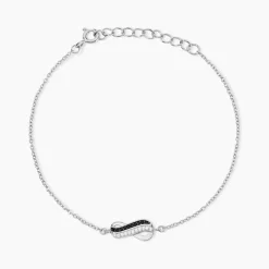 Histoire d'Or Bracelet Liraz Argent Blanc Oxyde De Zirconium