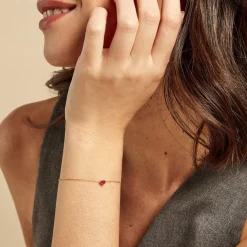 Histoire d'Or Bracelet Livius Or Jaune Rubis