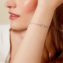 Bracelet Loline Argent Blanc Oxyde De Zirconium-Histoire d'Or