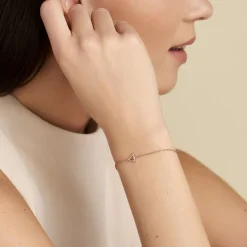 Bracelet Lorena Argent Rose Oxyde De Zirconium-Histoire d'Or Clearance