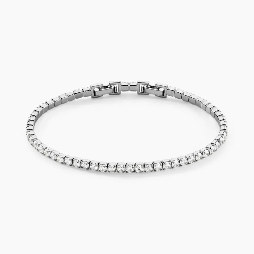 Bracelet Lou-anne Argent Blanc Oxyde De Zirconium Blanc-Histoire d'Or Clearance