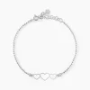 Bracelet Love Love Argent Blanc-Histoire d'Or Outlet