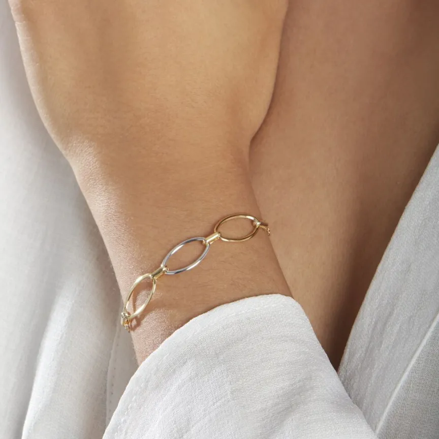 Bracelet Lucia Or Bicolore-Histoire d'Or New