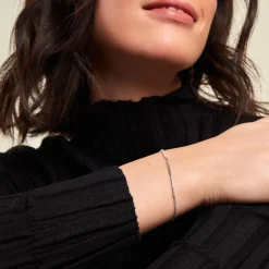 Histoire d'Or Bracelet Luciane Argent Blanc Oxyde De Zirconium