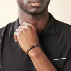 JOURDAN Bracelet Luciene Or Acier Bicolore