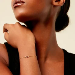 Histoire d'Or Bracelet Lueur Plaqué Or Jaune Oxyde De Zirconium