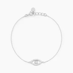 Bracelet Léva Argent Blanc Oxyde De Zirconium-Histoire d'Or