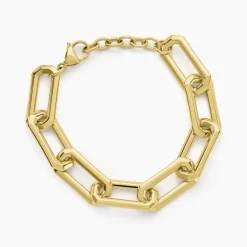 Bracelet Lyre Acier Jaune-Histoire d'Or Outlet