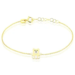 Bracelet Mae Ourson Or Jaune-Histoire d'Or New