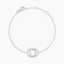 Histoire d'Or Bracelet Magou Argent Blanc Oxyde De Zirconium