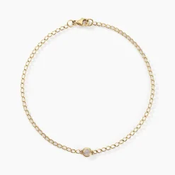 Histoire d'Or Bracelet Mahe Or Jaune Diamant