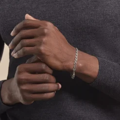 Bracelet Maille Argent Nazima-Histoire d'Or Best