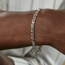 Bracelet Maille Argent Piato-Histoire d'Or Sale