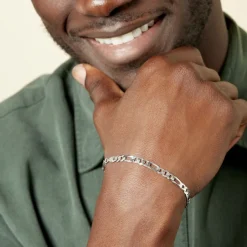 Bracelet Maille Argent Vivian-Histoire d'Or Sale