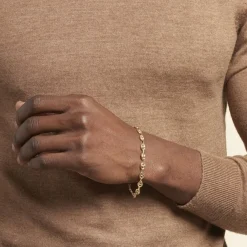 Histoire d'Or Bracelet Maille Dami Maille Grain De Café