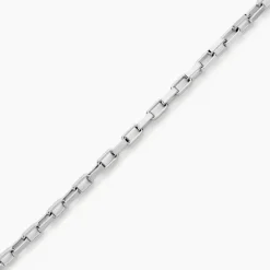 Histoire d'Or Bracelet Maille Donte Argent Blanc