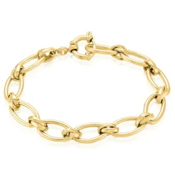 Histoire d'Or Bracelet Maille Perry Acier Doré