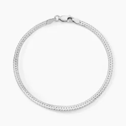 Histoire d'Or Bracelet Maille Thiane Argent Blanc