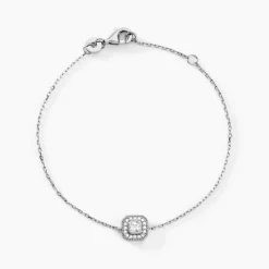 Bracelet Majesty Argent Blanc Oxyde De Zirconium-Histoire d'Or Discount