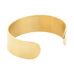 Bracelet Manchette Acier Doré Volcanus Agate-Histoire d'Or Hot