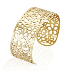 Histoire d'Or Bracelet Manchette Brenda Acier Jaune