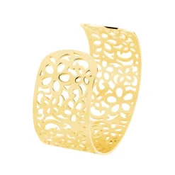 Histoire d'Or Bracelet Manchette Brenda Acier Jaune