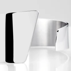 Bracelet Manchette Signature Acier Blanc-Histoire d'Or Discount