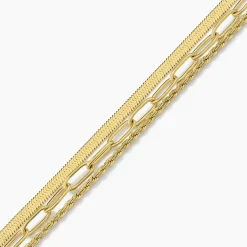 Histoire d'Or Bracelet Mandera Acier Jaune