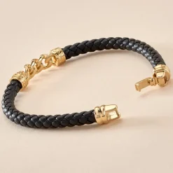 Histoire d'Or Bracelet Mani Plaque Or Doré