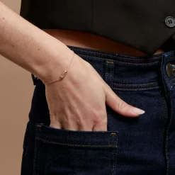 Histoire d'Or Bracelet Manua De Zirconium