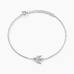 Histoire d'Or Bracelet Marilla Argent Blanc Oxyde De Zirconium