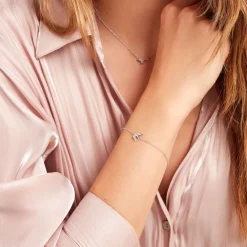 Histoire d'Or Bracelet Marilla Argent Blanc Oxyde De Zirconium