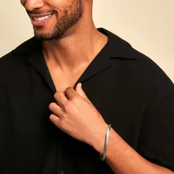 Histoire d'Or Bracelet Marin Acier Blanc