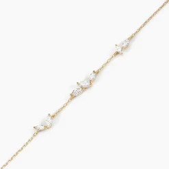 Histoire d'Or Bracelet Marquise Or Jaune Oxyde De Zirconium