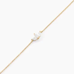 Histoire d'Or Bracelet Marquise Or Jaune Oxyde De Zirconium