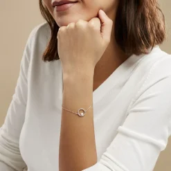 Histoire d'Or Bracelet Marthe Argent Blanc Perle De Culture Et Oxyde De Zirconium